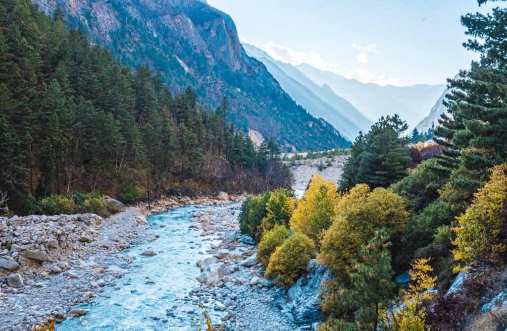 Bhagirathi river transformed