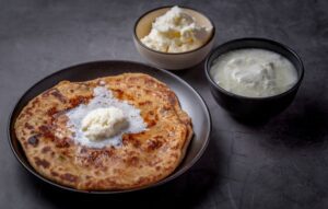 Stuffed parantha transformed