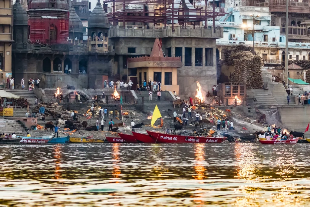 Ghats in Varanasi, India