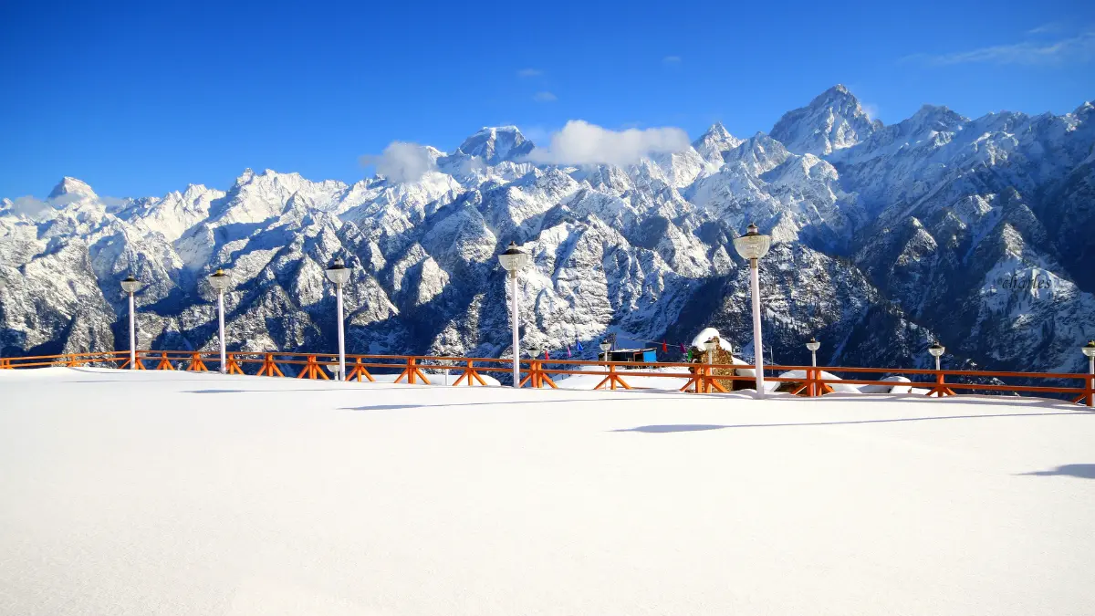 hill station in india auli 