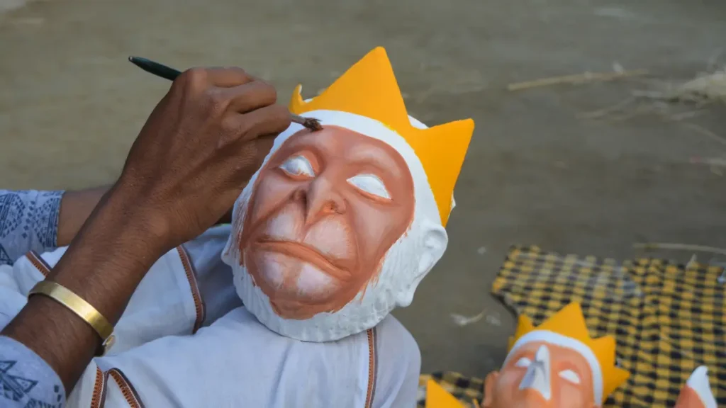 Mask making culture of Majuli