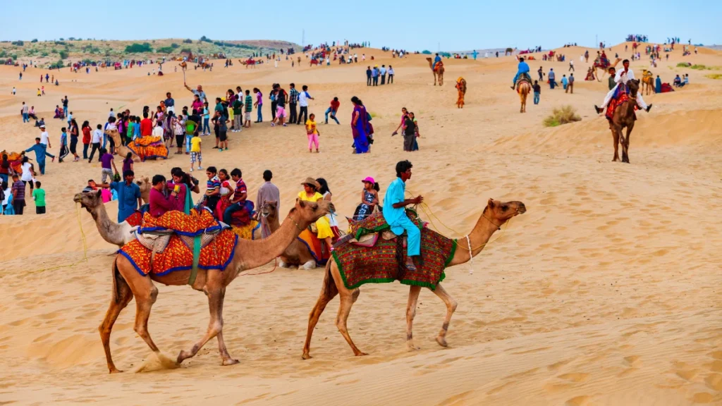 Camel Safari in the Desert of Jodhpur