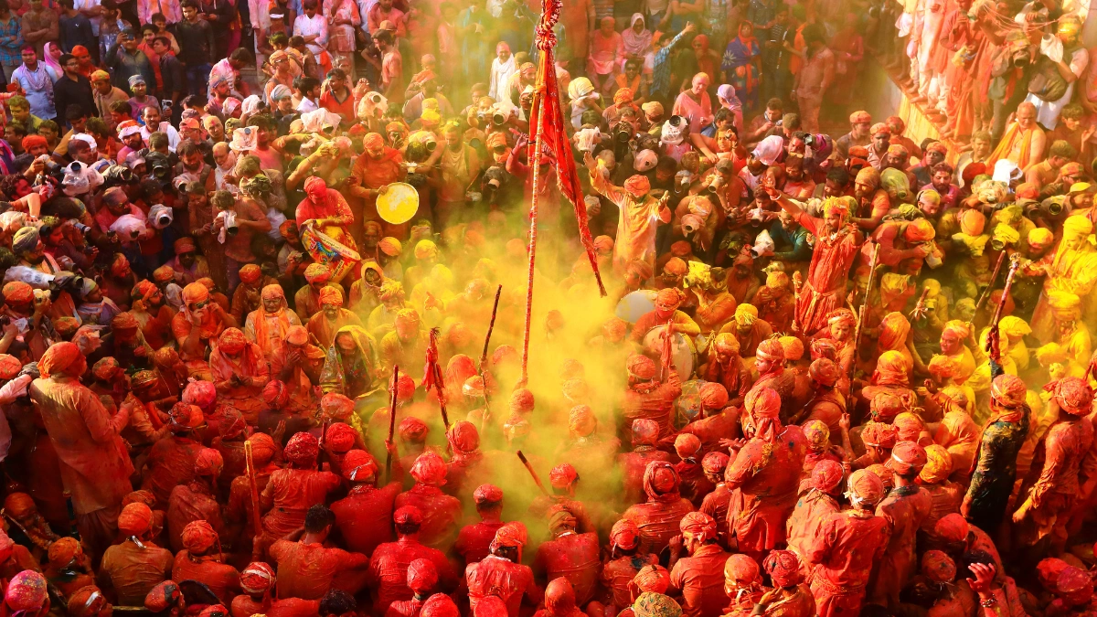this braj holi date and Schedule played in Braj